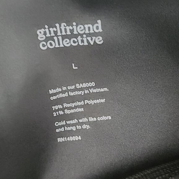 NWT Girlfriend Collective Compressive High Rise Bike Shorts 8.5" Inseam Large - Picture 10 of 10